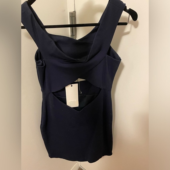BEC & BRIDGE dress new with tags size 4 cut-out dress navy XS/S - Picture 9 of 11